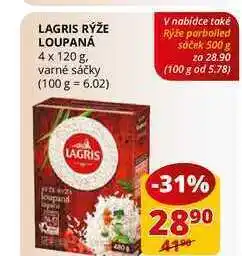 Flop Lagris rýže loupaná 4x120g nabídka