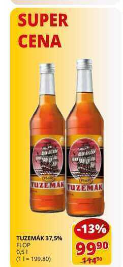 Flop Tuzemák 37,5% flop 0,5l nabídka