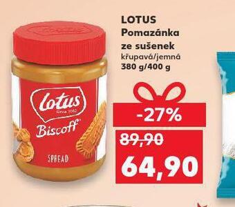 Kaufland Lotus pomazánka ze sušenek nabídka