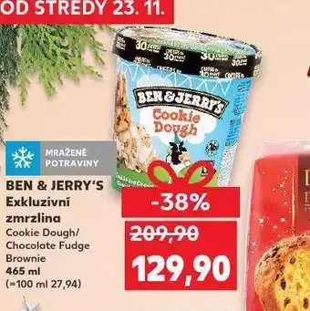 Kaufland Zmrzlina ben & jerry´s nabídka