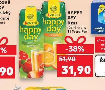Kaufland Happy day džus nabídka