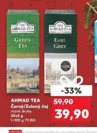 Kaufland Ahmad tea čaj nabídka
