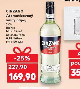 Kaufland Cinzano nabídka