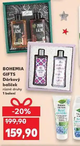Kaufland Bohemia gifts dárkový balíček nabídka