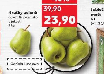 Kaufland Hrušky zelené nabídka