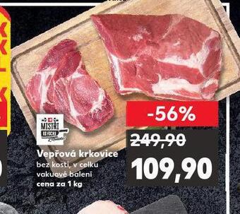 Kaufland Vepřová krkovice bez kosti nabídka