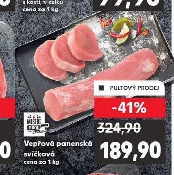 Kaufland Vepřová panenská svíčková nabídka