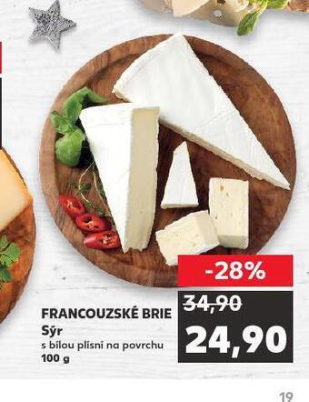 Kaufland Francouzské brie sýr nabídka