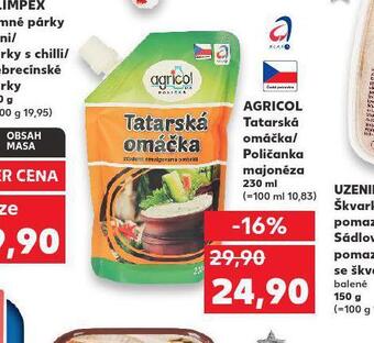 Kaufland Agricol tatarská omáčka nabídka