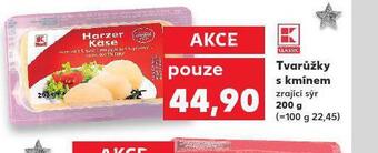 Kaufland Tvarůžky s kmínem nabídka