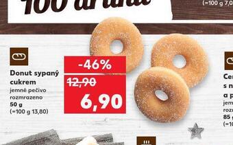Kaufland Donut sypaný cukrem nabídka
