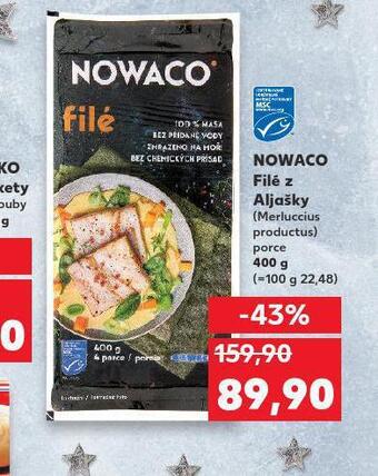 Kaufland Nowaco filé z aljašky nabídka