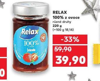 Kaufland Relax 100% z ovoce nabídka