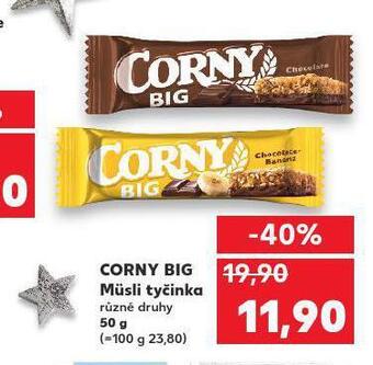 Kaufland Corny big müsli tyčinka nabídka