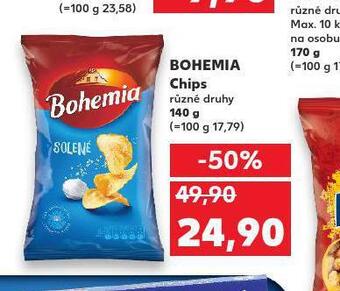 Kaufland Bohemia chips nabídka