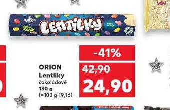 Kaufland Orion lentilky nabídka
