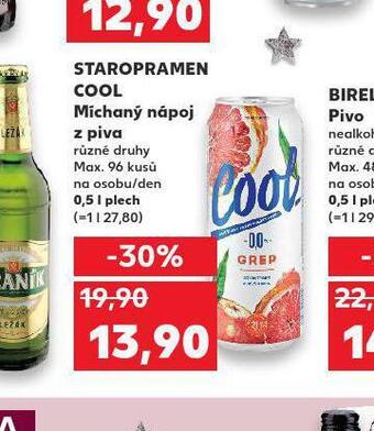 Kaufland Pivo staropramen cool nealko nabídka