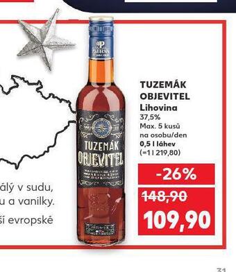 Kaufland Tuzemák objevitel nabídka