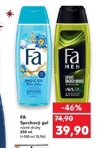 Kaufland Fa sprchový gel nabídka