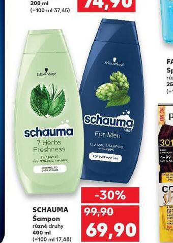 Kaufland Schauma šampon nabídka
