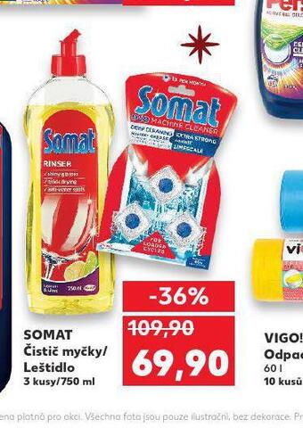 Kaufland Somat čistič myčky / leštidlo nabídka
