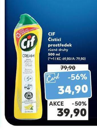 Kaufland Cif čistící prostředek nabídka