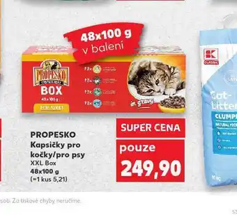 Kaufland Propesko kapsička pro kočky nabídka