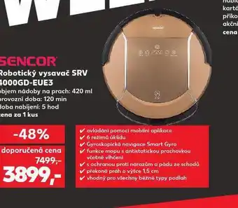 Robotický vysavač sencor
