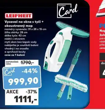 Kaufland Vysavač na okna s tyčí nabídka