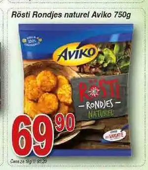 Hruška Aviko rösti rondjes naturel 750g nabídka