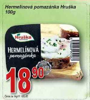 Hruška Hruška hermelínová pomazánka 100g nabídka