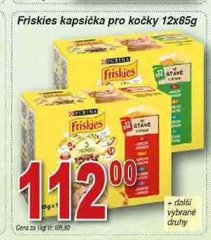 Hruška Friskies kapsička pro kočky 12 x 85g nabídka