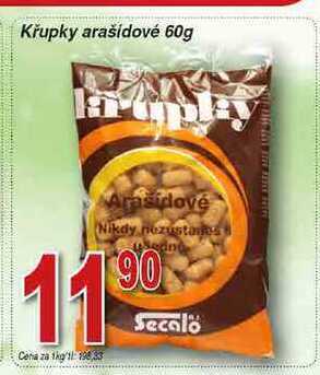 Hruška Secalo křupky arašidové 60g nabídka