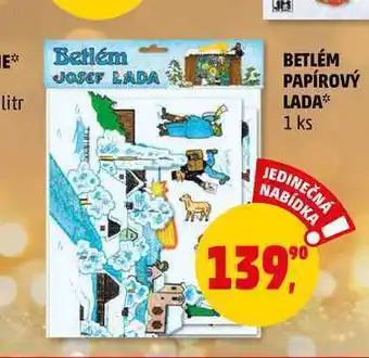 Penny Market Betlém papírový lada, 1 ks nabídka