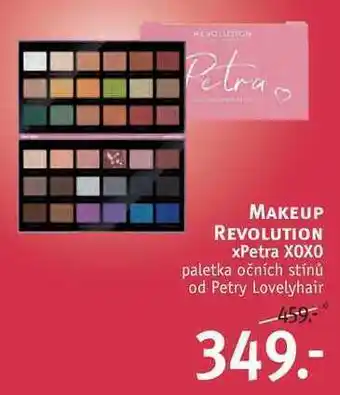 Rossmann Makeup revolution xpetra xoxo paletka očních stínů nabídka