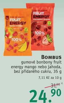 Rossmann Bombus gumové bonbony, 35 g nabídka