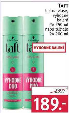 Rossmann Taft lak na vlasy, 2x 250 ml nabídka