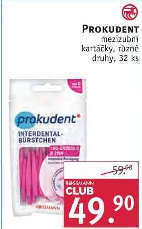 Rossmann Prokudent mezizubní kartáčky, 32 ks nabídka