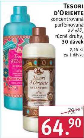 Rossmann Tesori d'oriente koncentrovaná parfémovaná aviváž, 30 dávek nabídka