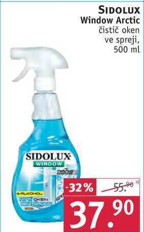 Rossmann Sidolux window arctic čistič oken ve spreji, 500 ml nabídka
