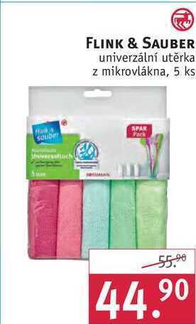 Flink & sauber univerzální utěrka z mikrovlákna, 5 ks