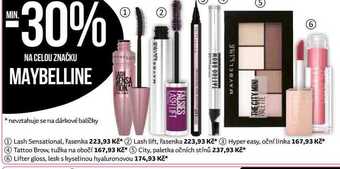 Teta City, paletka očních stínů nabídka