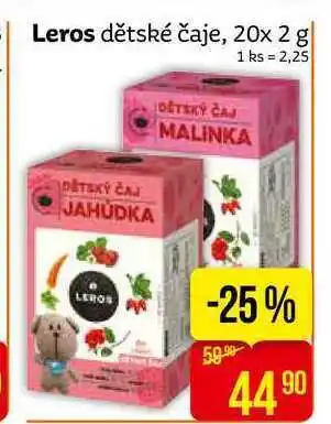 Teta Leros dětské čaje, 20x 2 g nabídka