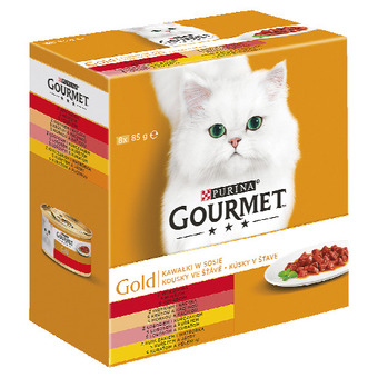 Teta Gourmet golg 8x 85 g, vybrané druhy nabídka