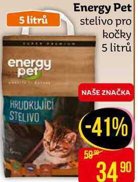 Teta Energy pet stelivo pro kočky 5 litrů nabídka