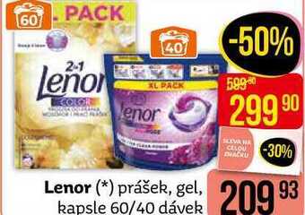 Teta Lenor (*) prášek, gel, kapsle 60/40 dávek nabídka