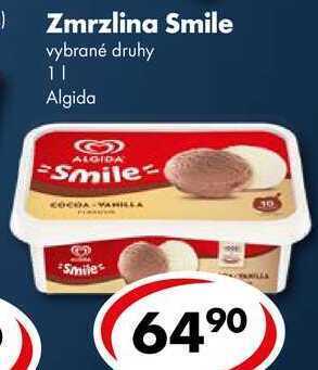 CBA Zmrzlina smile, 1 l nabídka