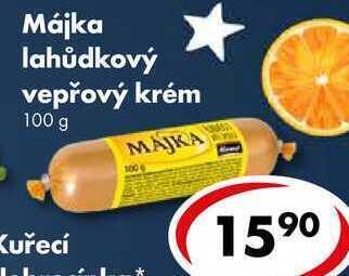 CBA Májka lahůdkový vepřový krém, 100 g nabídka
