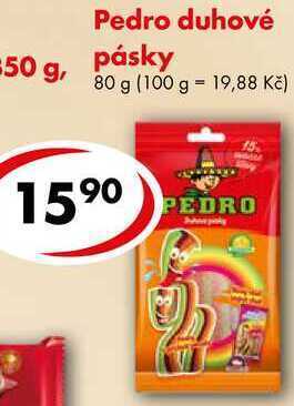 CBA Pedro duhové pásky, 80 g nabídka