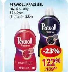 Flop Perwoll prací gel různé druhy 32 dávek nabídka